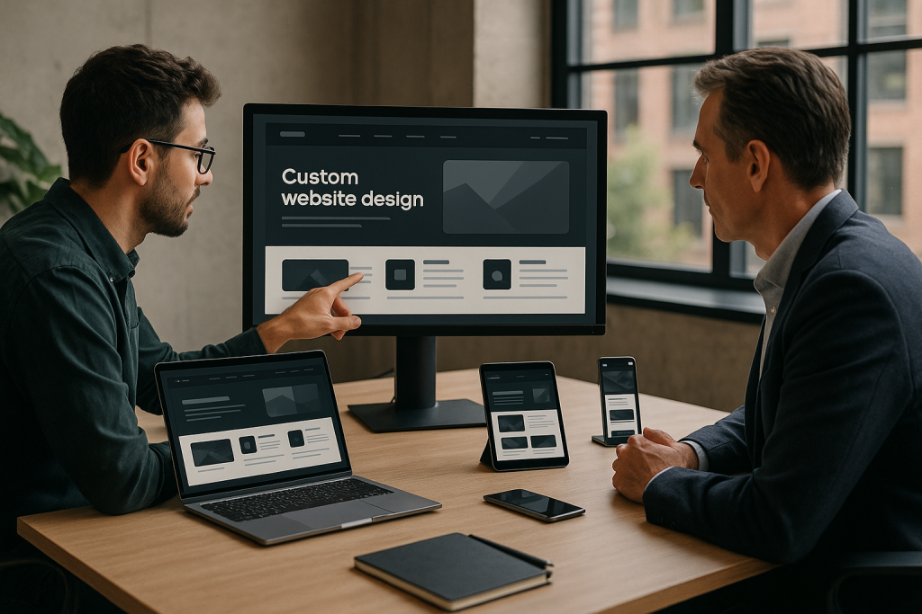 custom website development